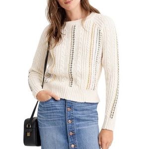 JCrew x The Reeds rainbow sweater XS